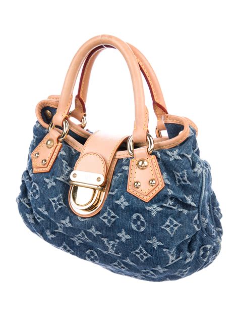 louis vuitton denim onthego|louis vuitton denim pleaty bag.